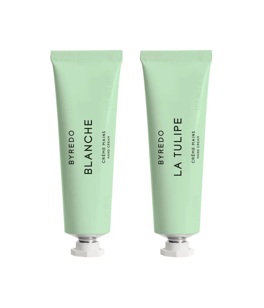 Byredo Hand Cream Tube Mint Green Simple Skincare