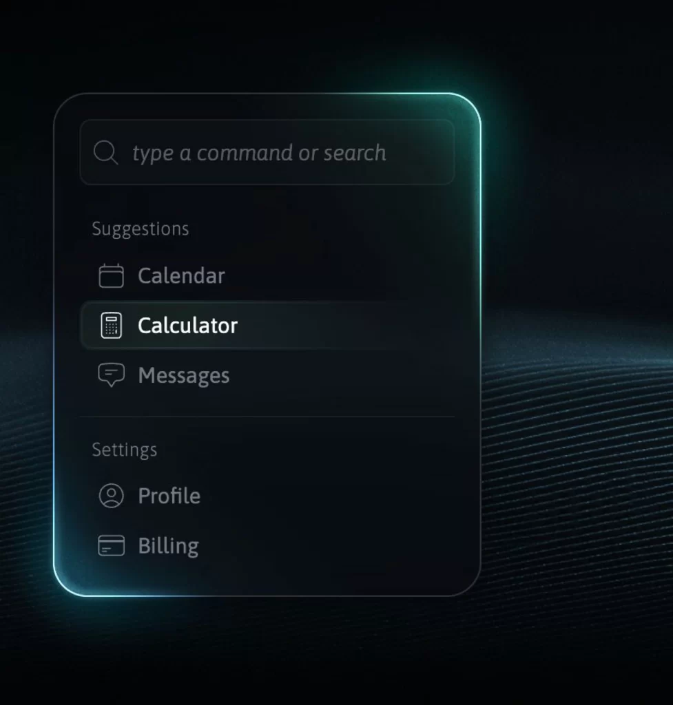 Calculator Interface Search Suggestions Settings
