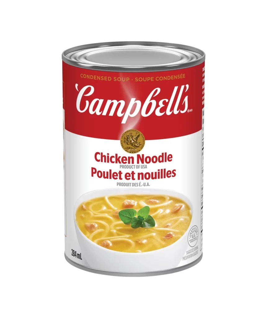 Campbell’s Chicken Noodle Soup Red White