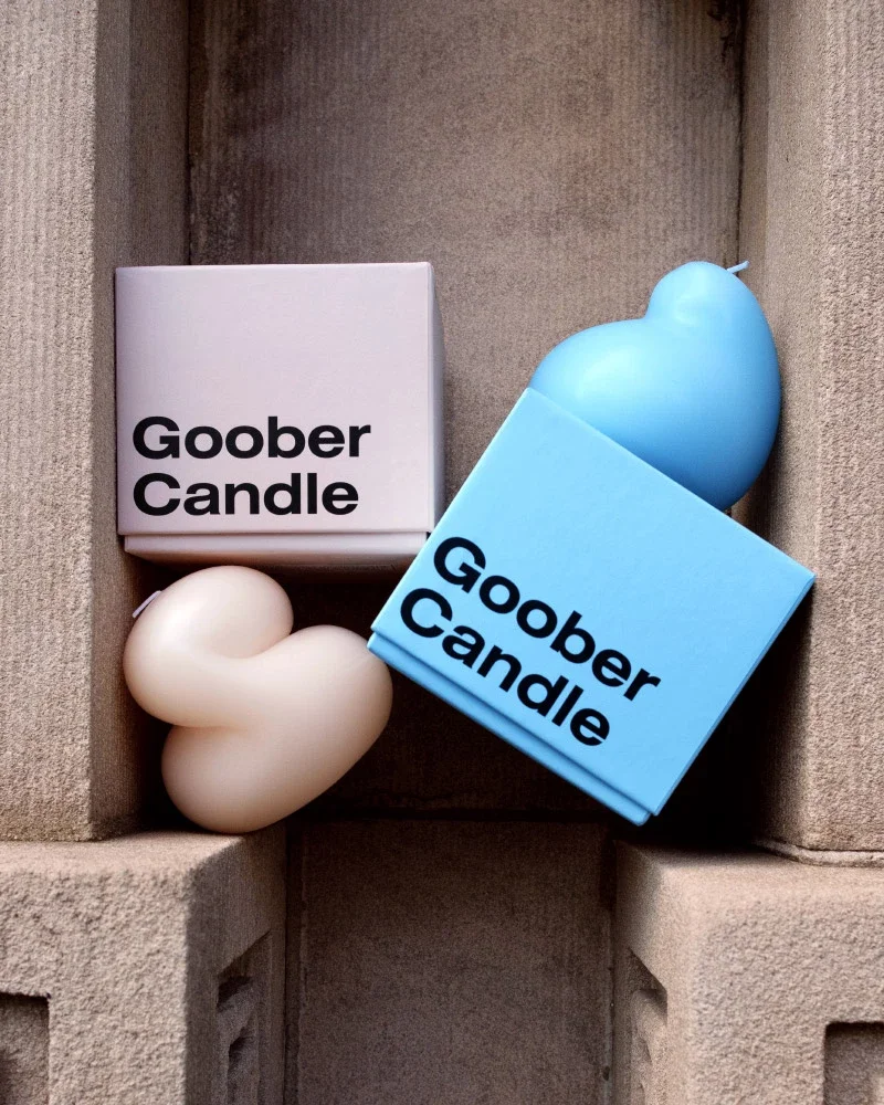 Candle Goober Box Pastel Color Modern Design