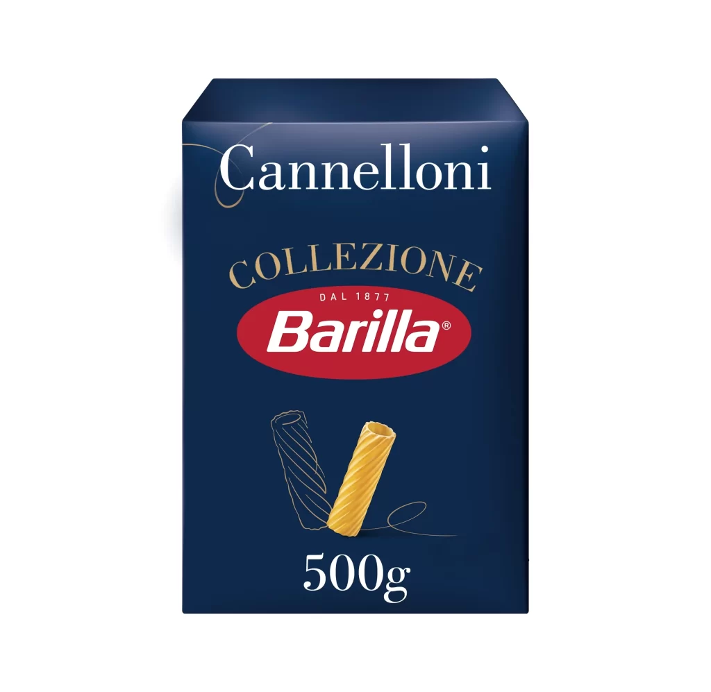 Cannelloni Blue Gold Elegant Classic