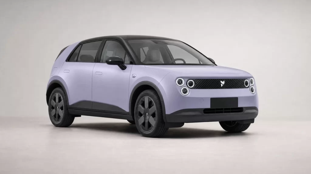 Car Purple Black