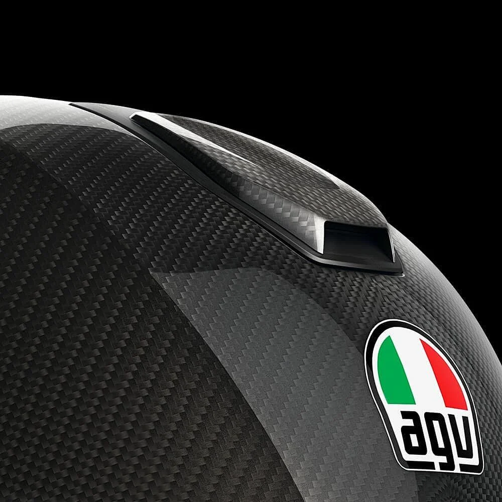Carbon Fiber Black Italian Racing AGV Helmet