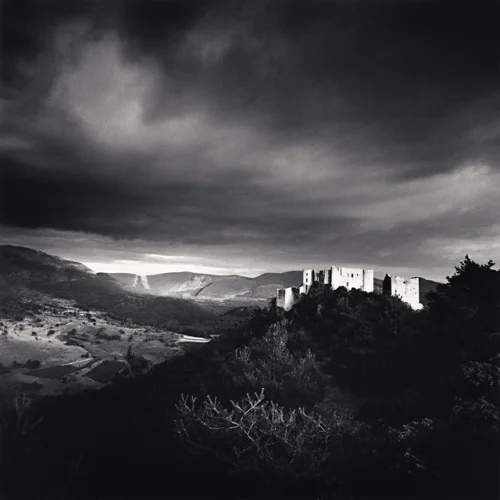 Castle Dramatic High Contrast Atmospheric Landscape