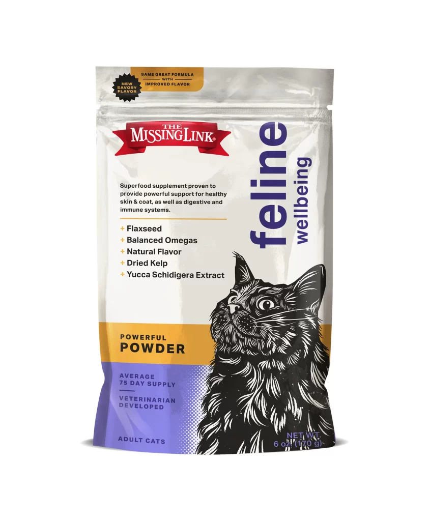 Cat Supplement White Yellow Purple
