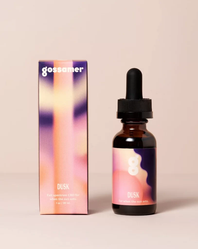 CBD Oil Bottle Amber Glass Dusk Full Spectrum
