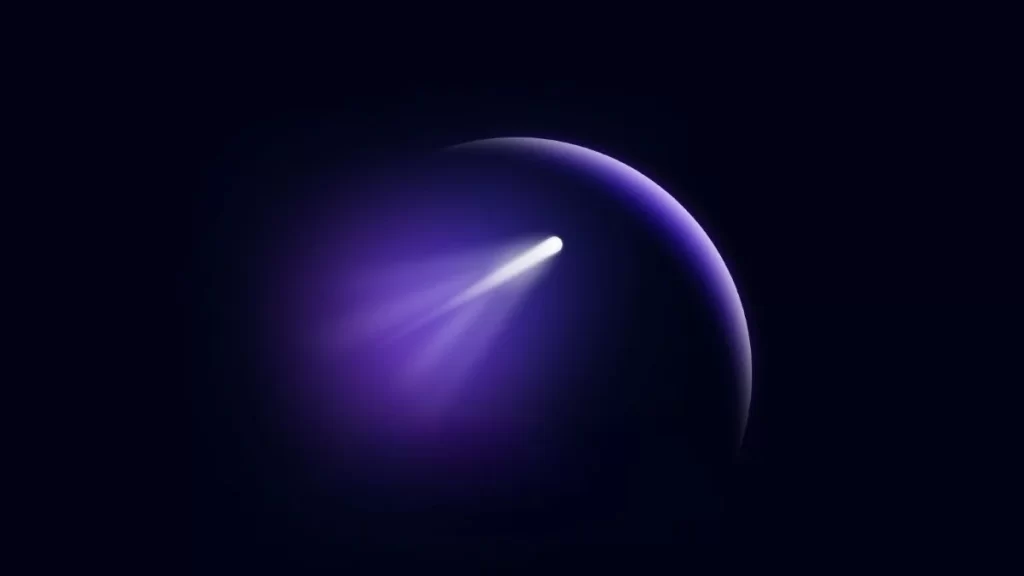 Celestial Purple Glow