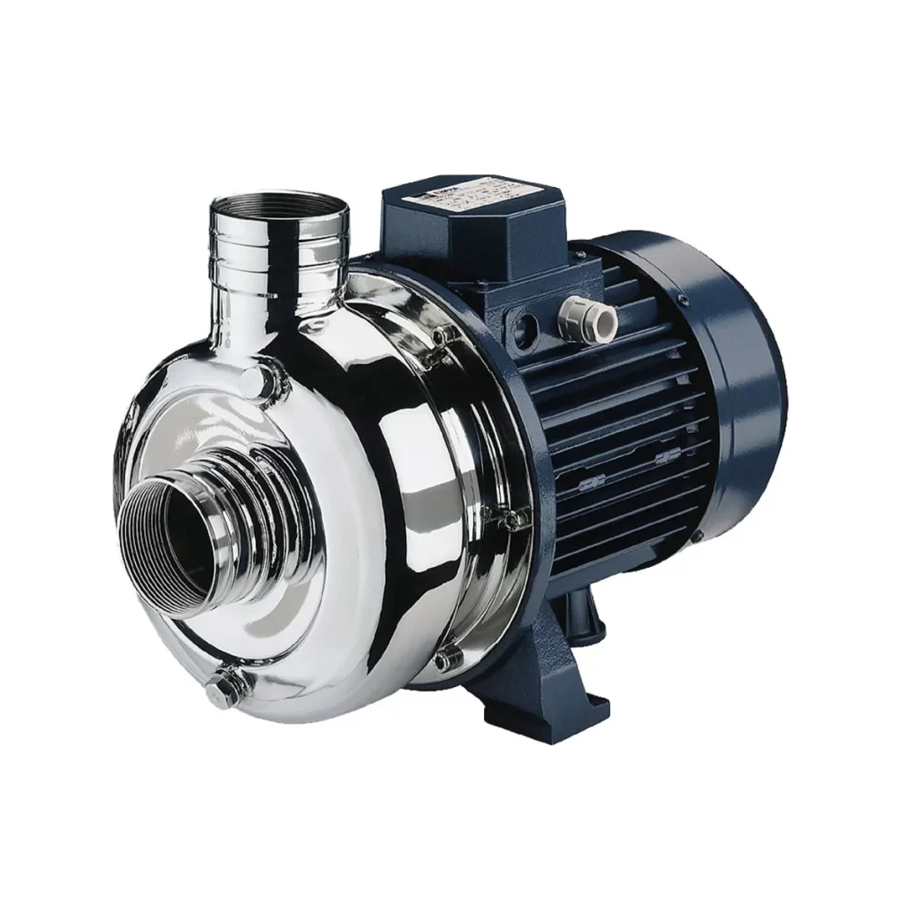 Centrifugal Pump Silver Blue Industrial