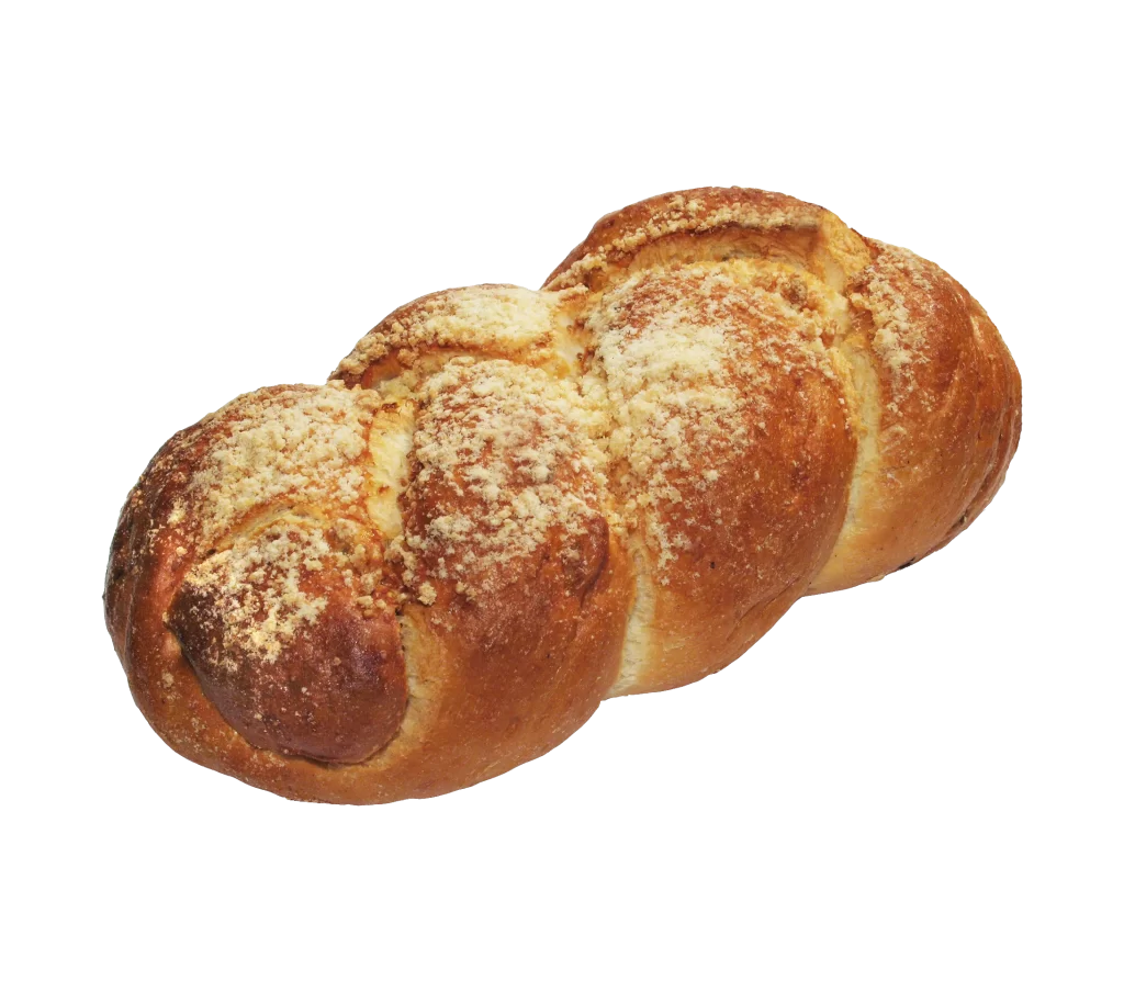 Challah Braided Sweet Egg Bread Dusting Sugar