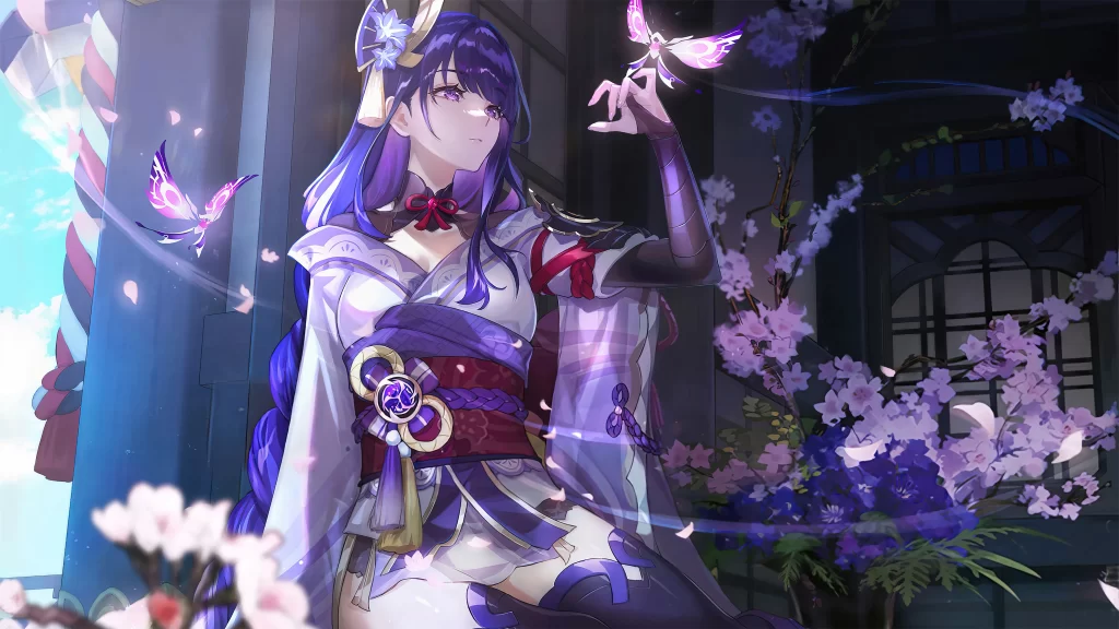 Character Purple Blue Traditional Fantasy