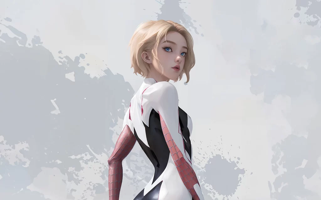 Character White Black Red Spider Man