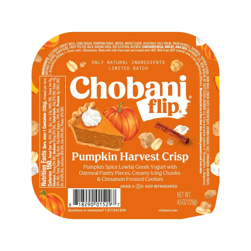 Chobani Flip Pumpkin Harvest Crisp Orange