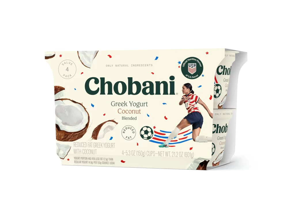 Chobani Greek Yogurt Coconut Blended Reduced