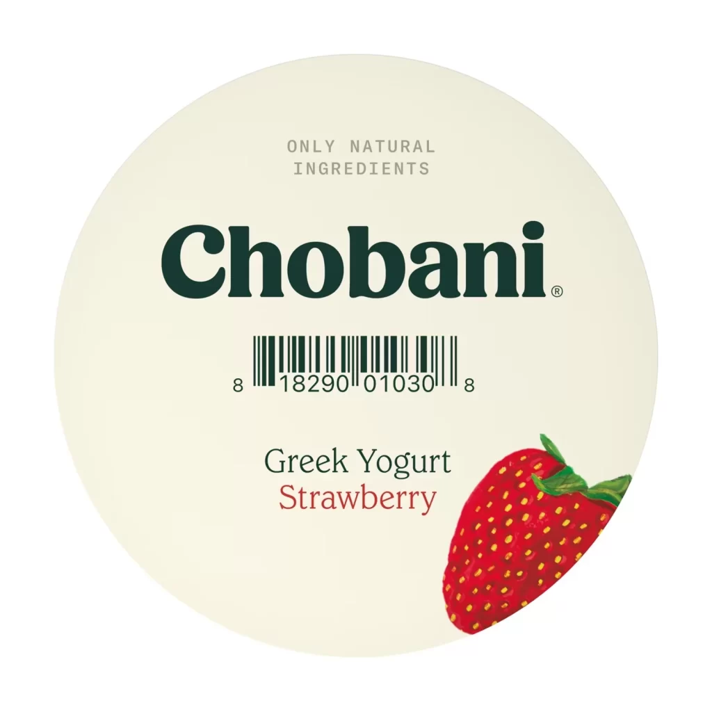 Chobani Greek Yogurt Strawberry White 3