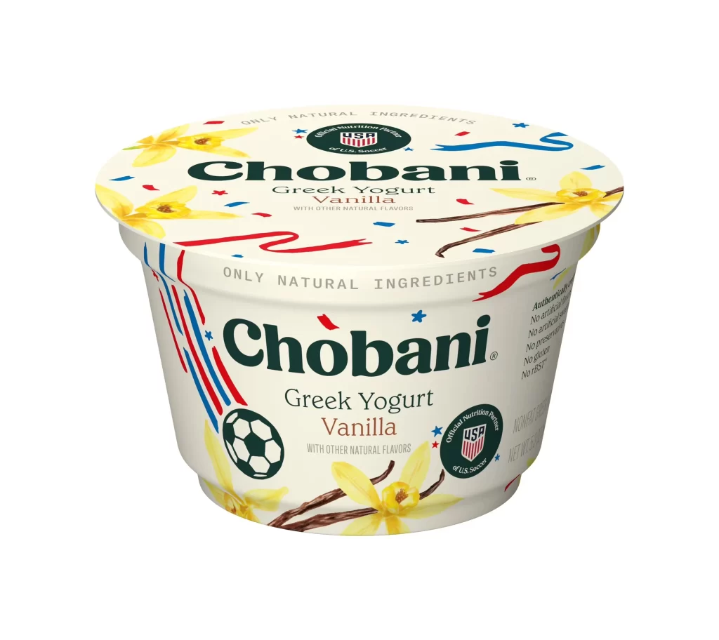 Chobani Greek Yogurt Vanilla White 2