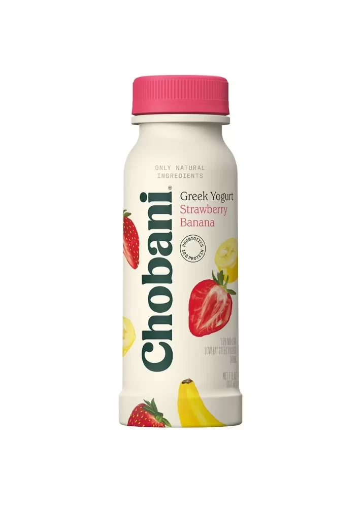 Chobani Greek Yogurt White Red Yellow