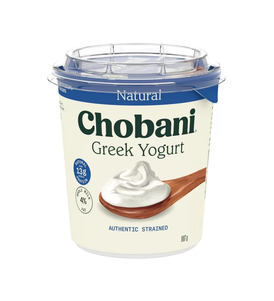 Chobani Greek Yogurt White Blue 3