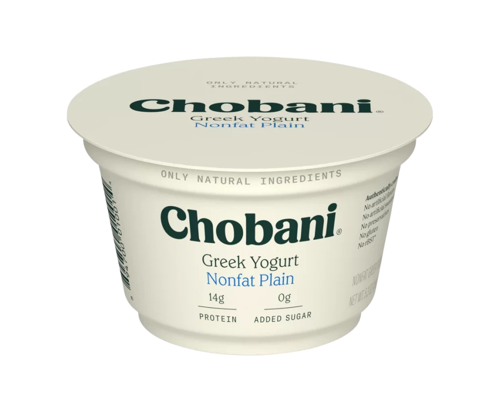 Chobani Greek Yogurt White Blue 4