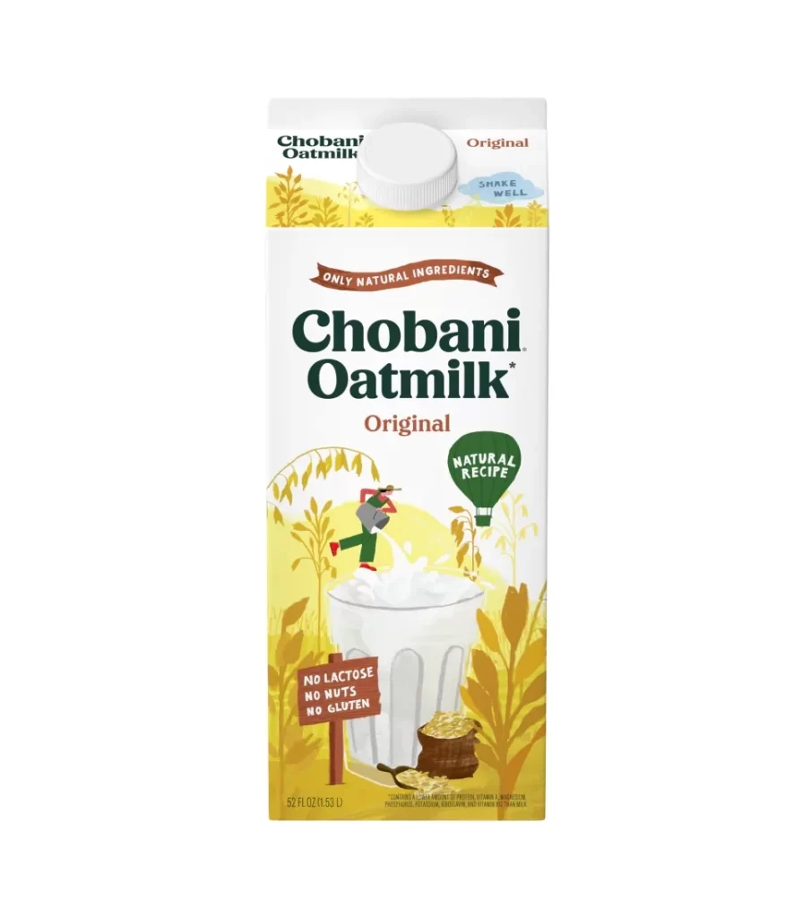 Chobani Oatmilk White Yellow Natural