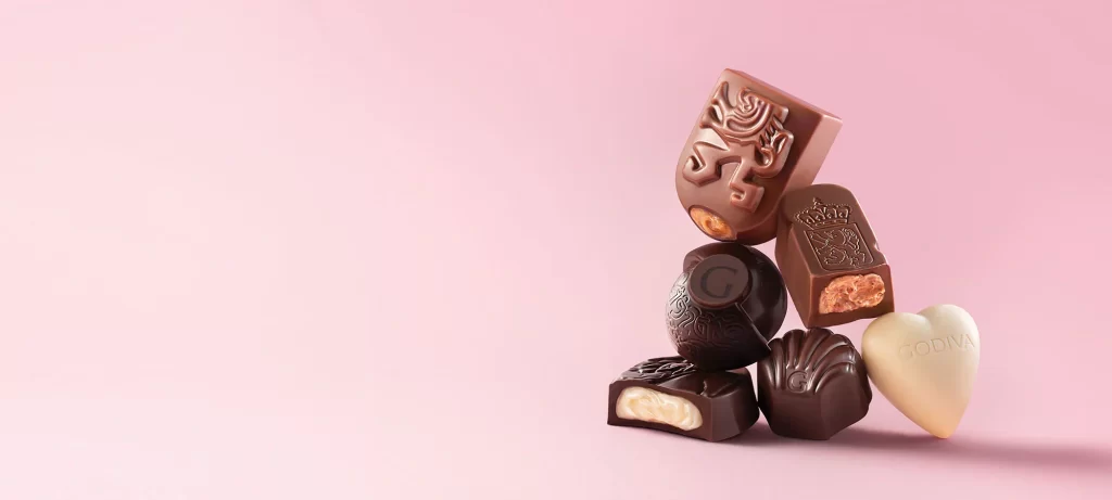 Chocolate Pink Brown Godiva