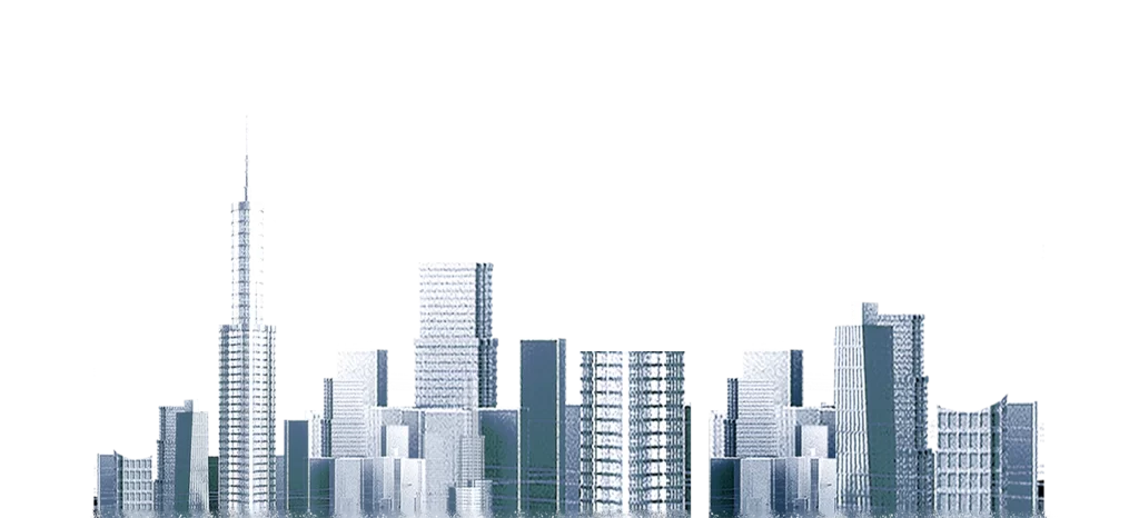 Cityscape Blue And White Architecture