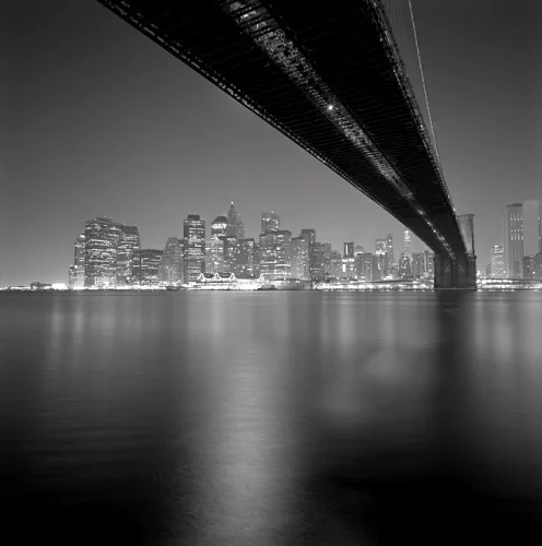 Cityscape Bridge High Contrast Dramatic Atmospheric