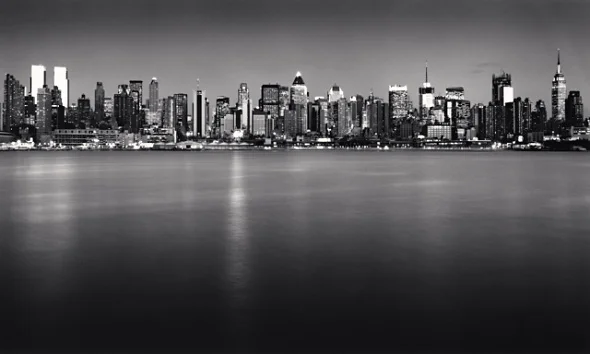 Cityscape High Contrast Dramatic Reflective Mysterious