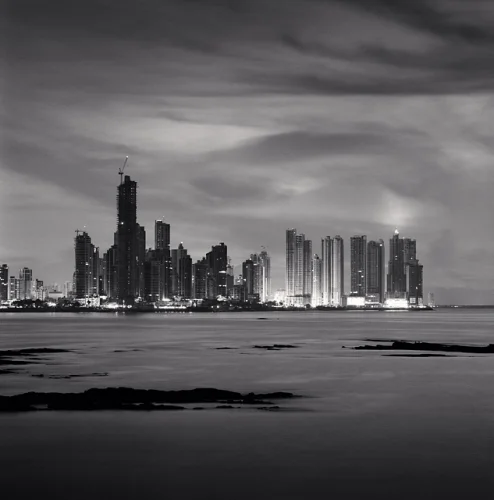 Cityscape High Contrast Dramatic Moody