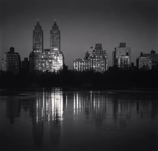 Cityscape High Contrast Dramatic Reflective Mysterious