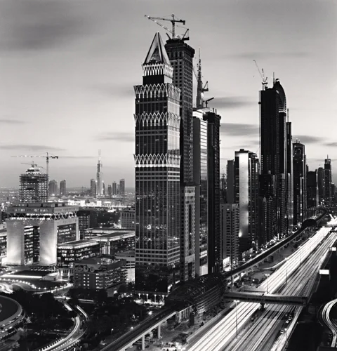 Cityscape High Contrast Dramatic Textured Atmospheric