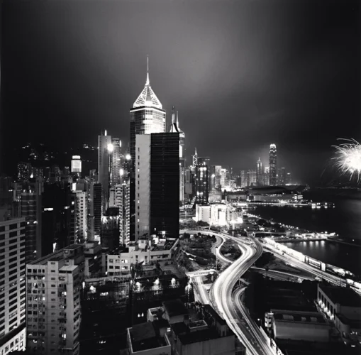 Cityscape High Contrast Dramatic Textured Mysterious