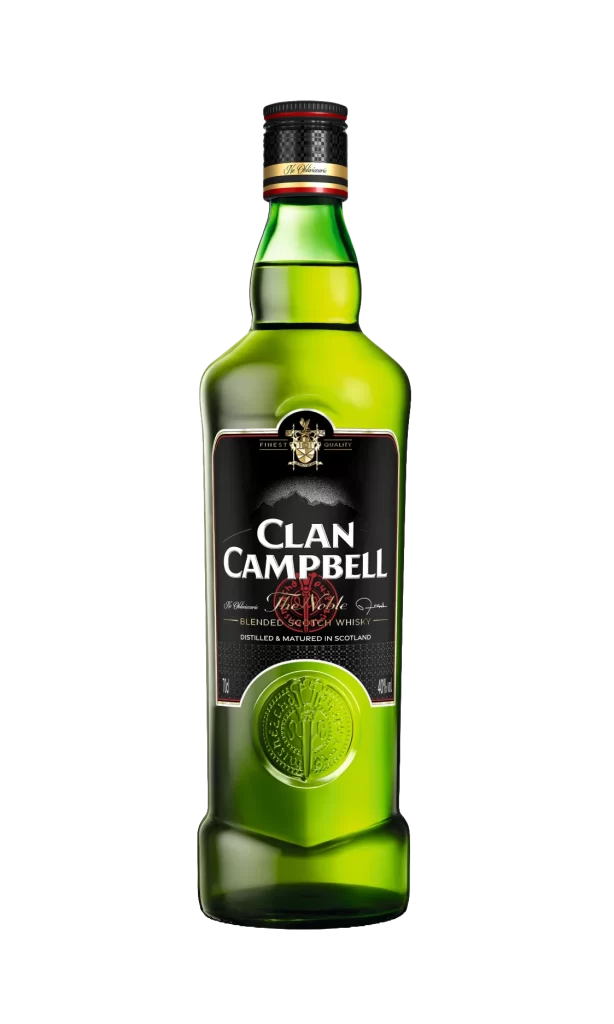 Clan Campbell Green Bottle Black Label