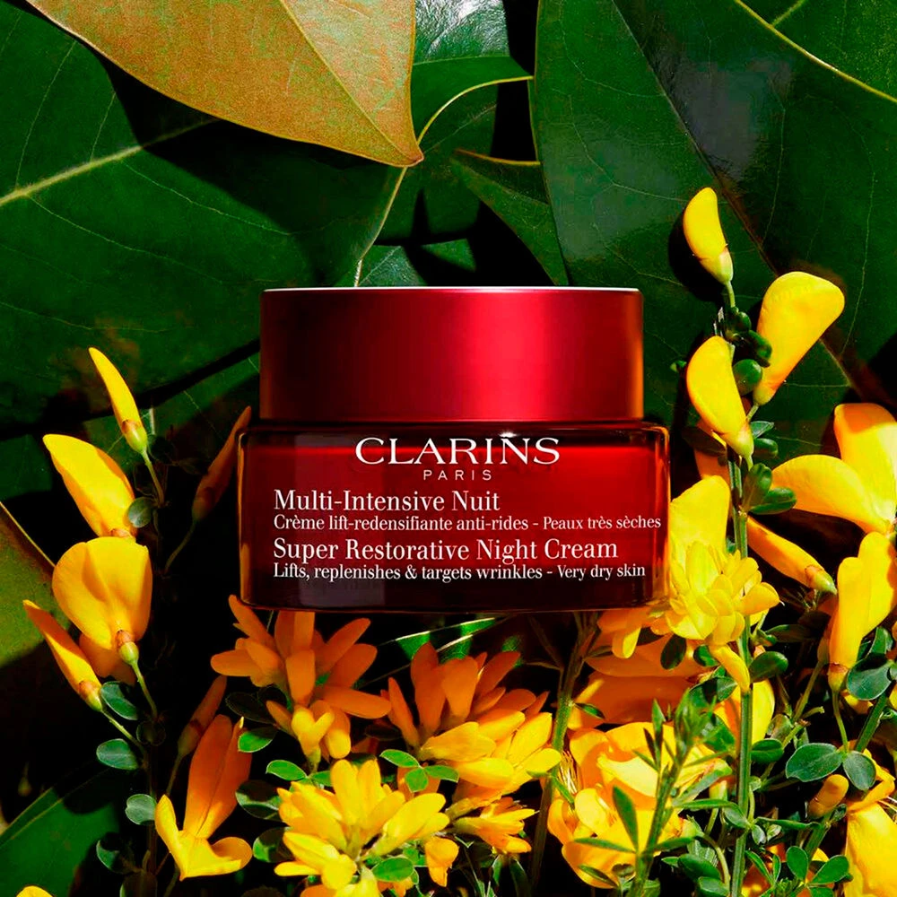Clarins Night Cream Red Yellow Green