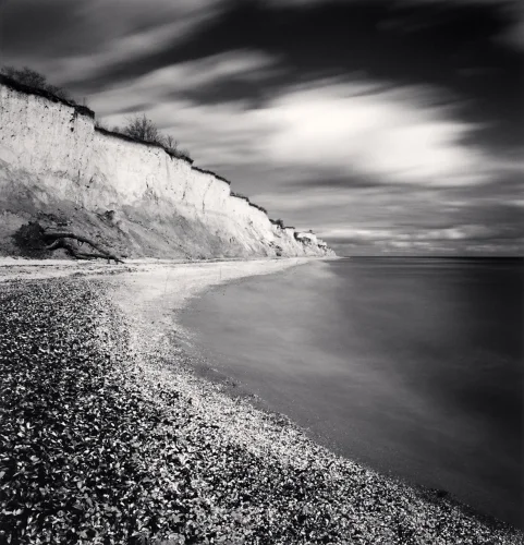Cliffside Dramatic Textured High Contrast Seascape