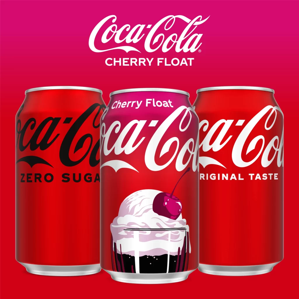 Coca-Cola Cherry Float Can Packaging