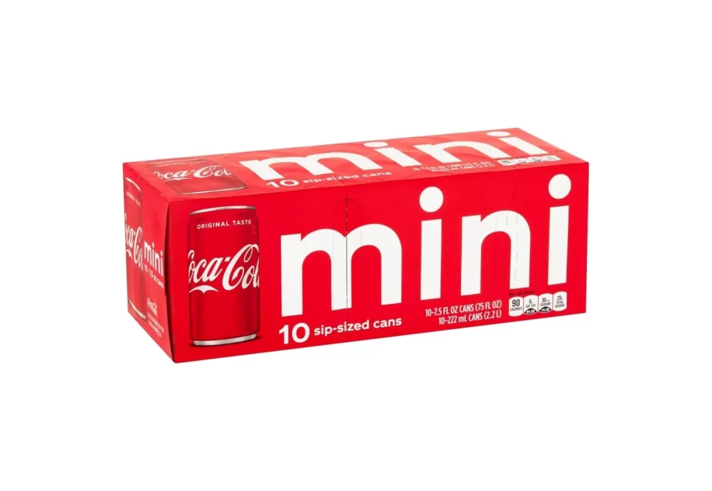 Coca-Cola Mini Sip-sized Cans Can Packaging