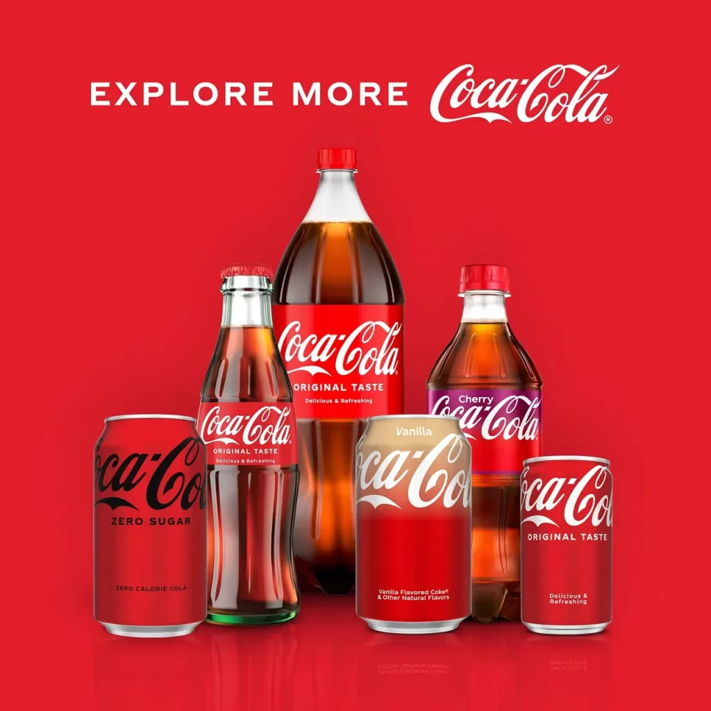 Coca-Cola Original Taste, Sugar, Bottle Packaging