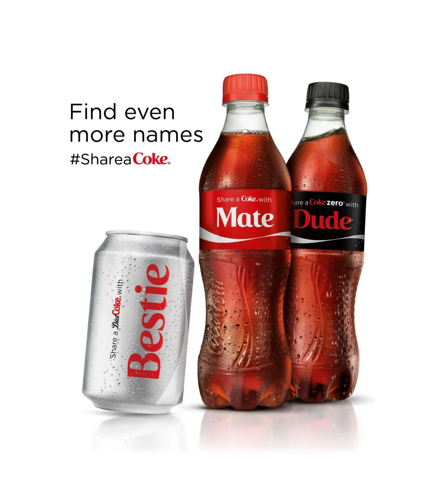 Coca-Cola Share Coke (with Bestie, Bottle Packaging