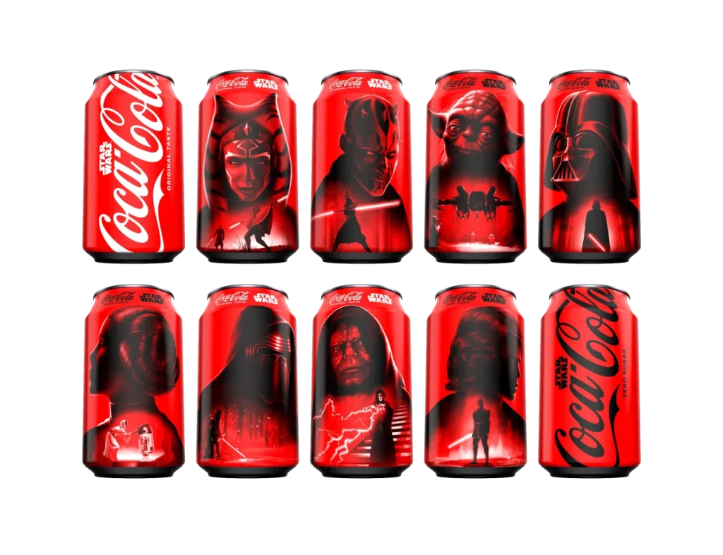 Coca-Cola Star Wars Themed Coca-Cola Can Packaging