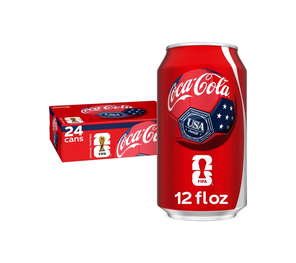 Coca-Cola USA FIFA World Can Packaging