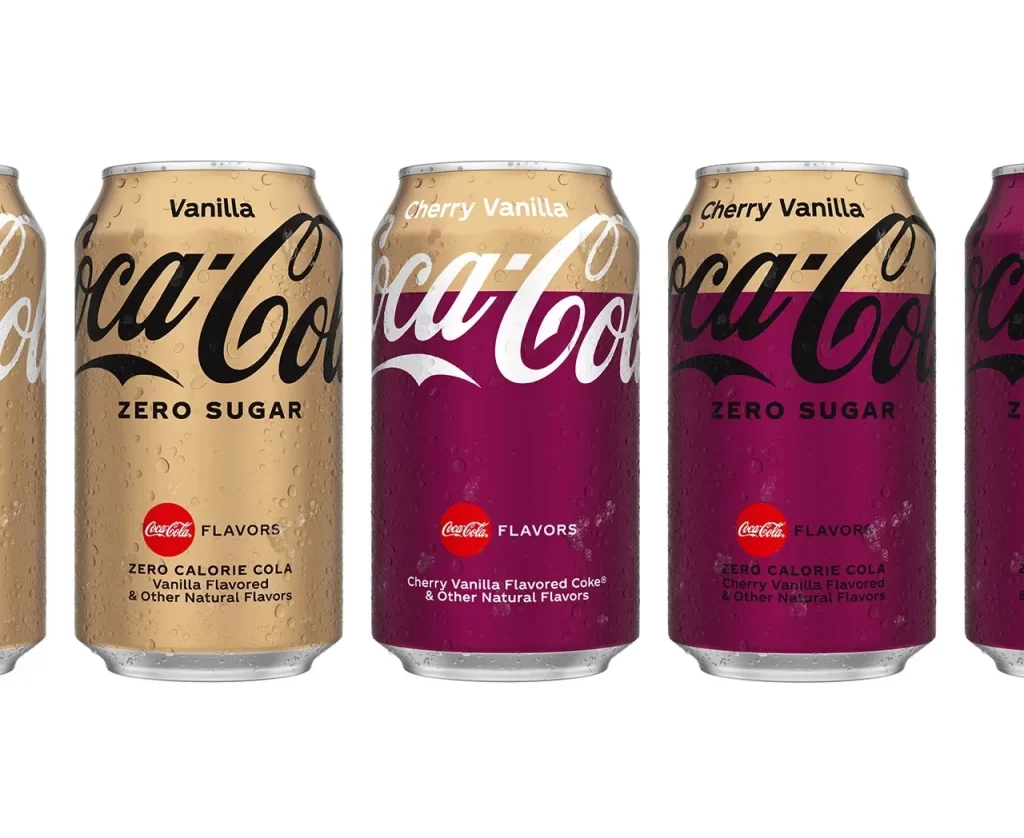 Coca-Cola Vanilla And Cherry Vanilla Can Packaging