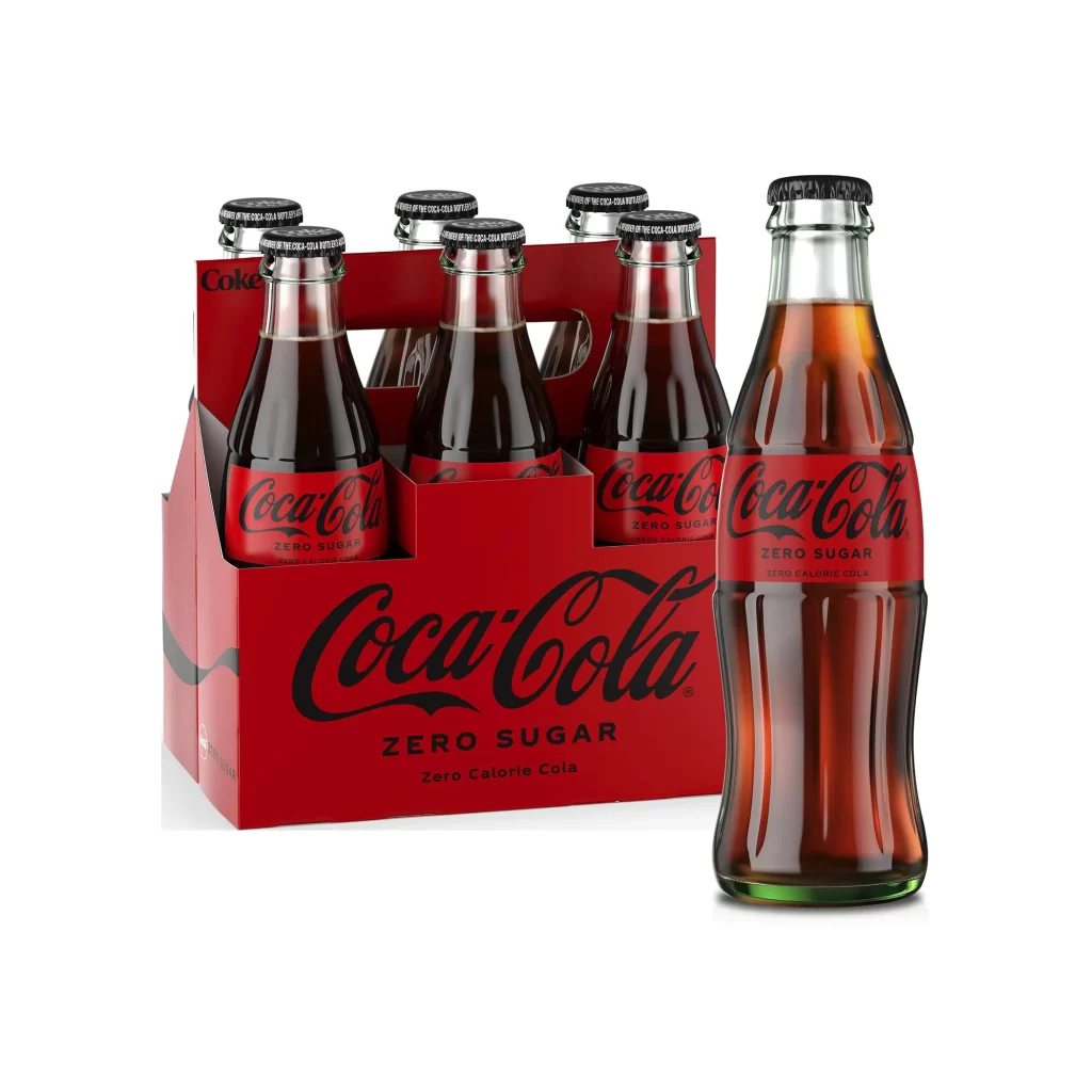 Coca Cola Zero Sugar Bottle Carton