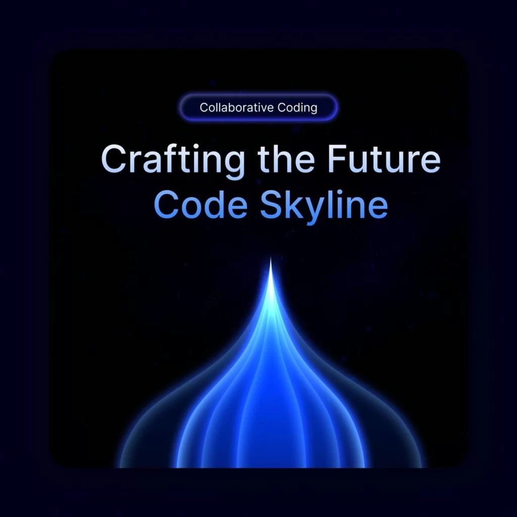 Coding Future Code Skyline Collaborative Blue