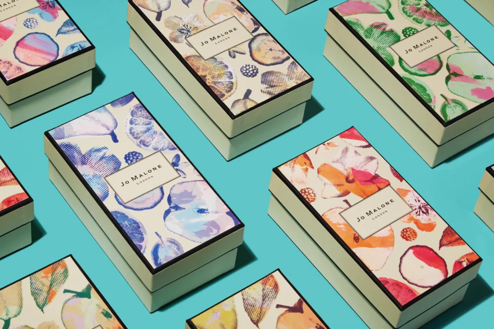 Colorful Box Floral Design Cosmetics