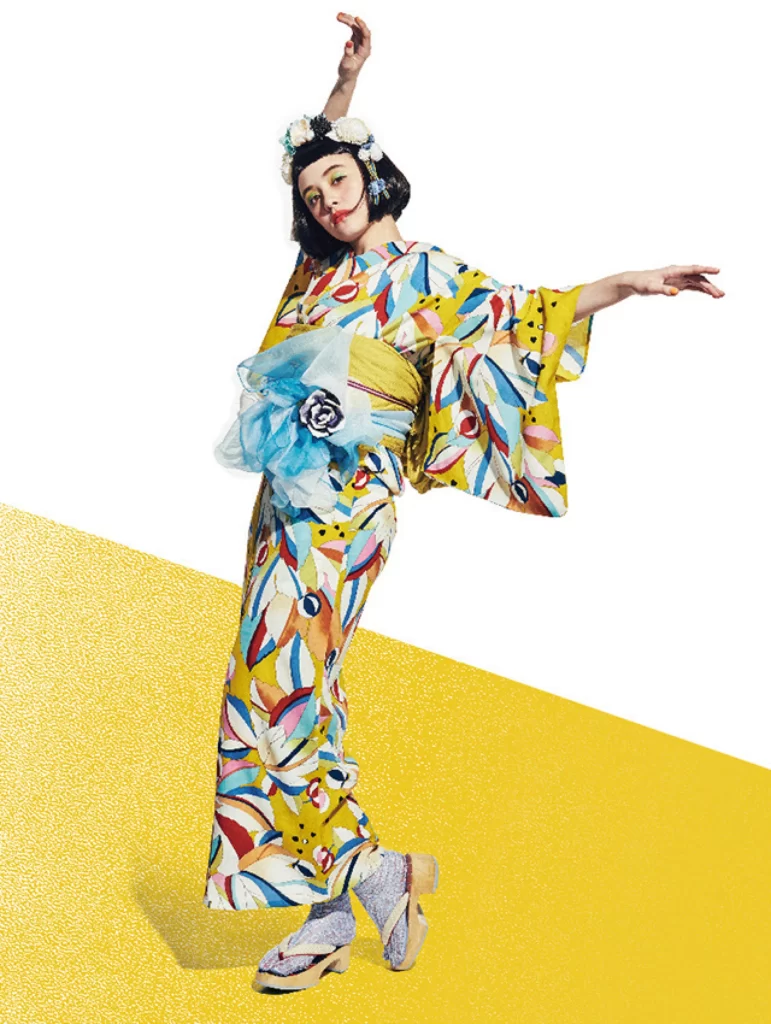 Colorful Floral Kimono