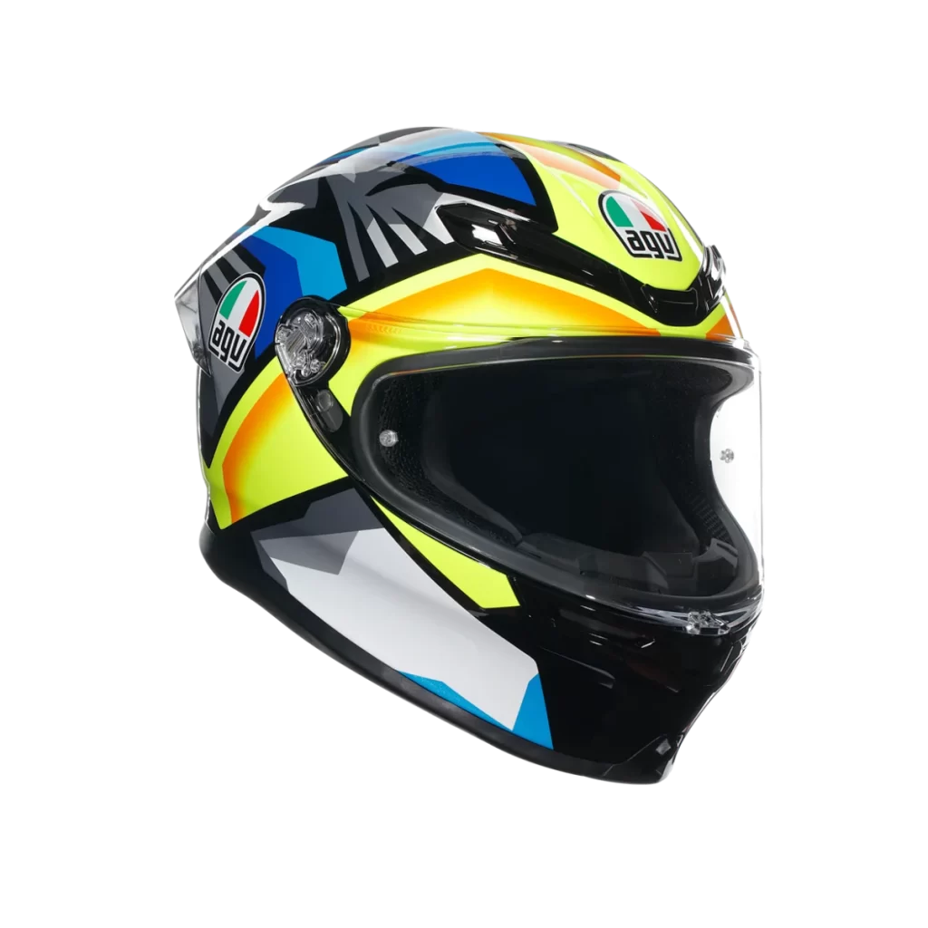 Colorful AGV Helmet Motorcycle Dynamic Pattern