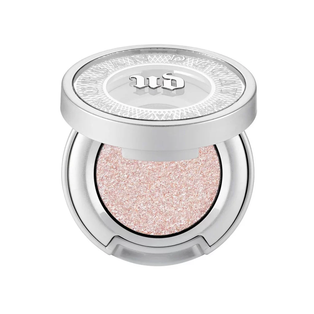 Compact Powder Shimmer Silver Glittery Cosmetics