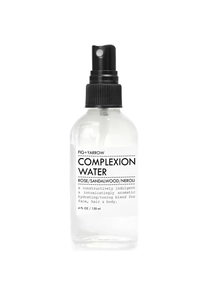 Complexion Water Clear Bottle Black Cap
