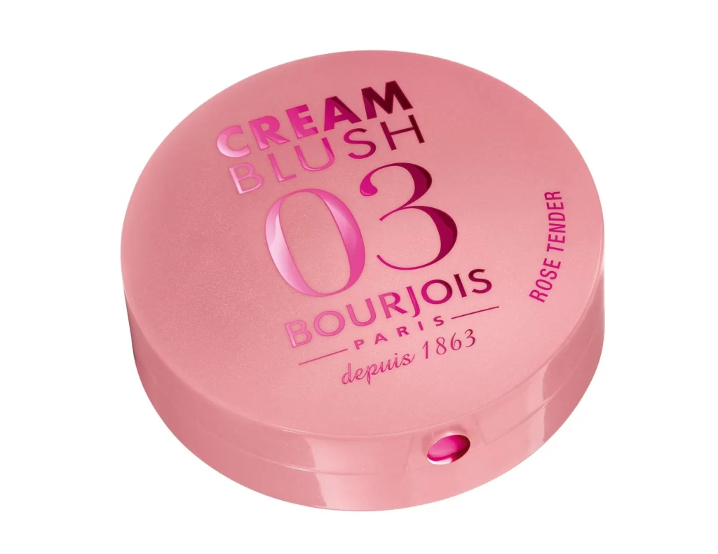 Cream Blush Compact Rose Tender Cosmetics