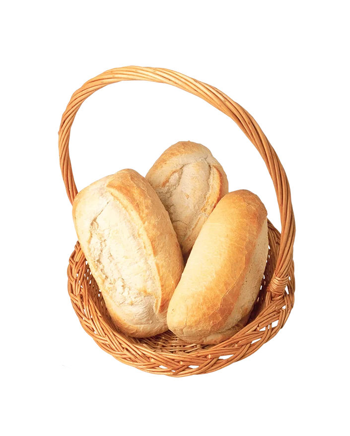 Crispy Baguette Golden Brown Crusty Basket Freshly Baked